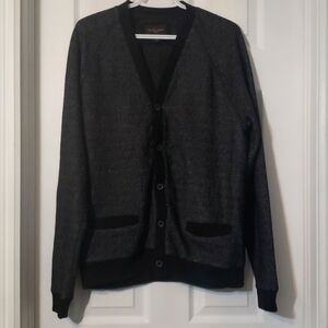 Black Brown 1826 Sweater Cardigan